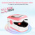 Pulse Oximeter, OLED Display Oxygen Monitor Fingertip with Case, Blood Oxygen Saturation Monitor (SpO2) with Alarm, Batteries & Lanyard (Pink)