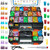 1221PCS Car Fuse Assortment Kit Mini &Standard Blade Tall/STD Profile Box Shaped Automotive Fuses with Fuse Puller and Circuit Tester, for Cars Trucks SUVs Boats, Double Sided Organizer