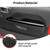 JWWY Interior Door Handle Armrest Panel Trim for 2018-2026+ Jeep Wrangler JL & Gladiator JT, 4 Door, Black 4PCS, Interior Accessories