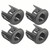 OCHIWAVE 4Pcs for Dodge Ram 2500 3500 2016-2018 Front Bumper Park Assist Sensor Bezel 5VS88ZZZAA