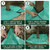 Landscape Pruning Tarp, 80"x80" Tree Trimming Tarp with 12" Center Hole