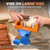SakerNeo Fractal Vise, Self-Adjusting Drill Press Bench Vice (Orange)