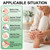 4 pcs Cuttable Toe Tubes Sleeves Foam Toes Sleeve Protectors Foam Bandages Tube Toe Cushion Soft Pads for Feet Remover Bunion Hammer Fabric Corns Calluses Blisters Relief Pressure