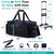 Rolling DJ Cable Bag with Wheels, DJ Equipment Bag with Laptop Compartment