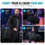 Rolling DJ Cable Bag with Wheels, DJ Equipment Bag with Laptop Compartment