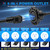 MICTUNING 5-in-1 Outdoor Power Outlet, 20A 125V AC Port Plug, RV Shore Power Inlet with Integrated 20'' Extension Cord & Waterproof Cover
