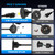 MICTUNING 5-in-1 Outdoor Power Outlet, 20A 125V AC Port Plug, RV Shore Power Inlet with Integrated 20'' Extension Cord & Waterproof Cover