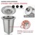 Reusable Stainless Steel Filter Cup for Cuisinart, Compatible with Cuisinart #SS-RFC HomeBarista Reusable Filter Cup, Upgraded Version (1 Pack)