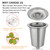 Reusable Stainless Steel Filter Cup for Cuisinart, Compatible with Cuisinart #SS-RFC HomeBarista Reusable Filter Cup, Upgraded Version (1 Pack)
