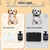Shock Collar for Small Dogs, Electric Dog Training Collar with Remote,Tailored for 5-30lbs Small Dogs,3 Training Mode Beep, Vibration, Safe Shock(0-9) Waterproof, 1900ft Range (White, Small)