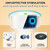 Shock Collar for Small Dogs, Electric Dog Training Collar with Remote,Tailored for 5-30lbs Small Dogs,3 Training Mode Beep, Vibration, Safe Shock(0-9) Waterproof, 1900ft Range (White, Small)