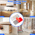 PHIXBEAR 12 Pack Cabinet Magnets for Closure, Ultra Thin Magnetic Catch