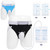 SUYIEYING Wearable Urine Collector Set for Men, Silicone Urine Catching Capsule, Flexible Drainage Tube, 2 Pants & 3 Collection Bags (1000ml *2 & 2000ml*1), Discreet Incontinence Aid for Elderly
