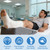 odesoy Leg Elevation Pillow Wedge for After Surgery - Adjustable Knee & Ankle Support, Post Surgery Recovery, Swelling Relief and Blood Circulation, Crystal Velvet Cover, High-Density Foam