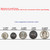 KENDANY 14 Piece Antiqued Black Metal Blazer Button Set - Crown - for Blazer, Suits, Sport Coat, Uniform (Black #1, 18MM-23MM)(0.7 inch-0.9 inch)