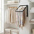 Wall Mounted Tie Rack Organizer, Metal Tie Rack Holds Up to 58 Ties, Adjustable Angle Tie Holder for Closet,Tie Organizer Wall Mounted, Suitable for Ties, Scarves and Belts Organization (Black)