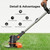 UMONIE 10 Inch X 3 Teeth Brush Cutter Blade for Weedeater Weed Trimmer