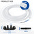 6.22FT Ice Maker Drain Hose Extension Kit Fit for GE Profile Opal 2.0&1.0