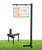 Mokeyder Adjustable Real Estate Sign Post, 7FT Yard Sign Holder Stand for Open House & Home for Sale, Windproof Outside Realtor Sign Post with 34" Arm for Traffic,Construtions,Events, Black (No Sign)