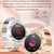 Smart Watch for Women, Answer/Make Call, 1.32'' AMOLED Fitness Trackers with Heart Rate//SpO2/Sleep Monitor, 130+ Sports Modes, IP68 Waterproof Smartwatch for iOS Android, 3 Watch Bands (Silver)
