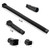 plusgutter 16.5ft Long Gutter Downspout Extensions Flexible, 4" Diameter Drain Downspout Extender, Down Spout Drain Extender for Rainwater Drainage, Extendable from 3.4ft to 16.5ft(1Pack Black)