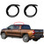 2Pcs Roof Drip Molding Weatherstrip Compatible with 2007-2021 Toyota Tundra CrewMax Cab Left & Right Side Roof Trim with Embedded Steel Wire Seals,Replace 75552-0C060 75551-0C060(Not Fit Double Cab)
