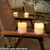 Solar Candles Outdoor Waterproof, 8pcs Rechargeable Dusk to Dawn Little Votive Candles, Flameless Flickering Solar Tea Lights for Patio Yard Deck Pathway Window Outdoor Lantern Decor (Warm White)