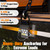 KJE 1/2" Heavy-Duty Stake Pocket D-Ring Anchors |16,200 lbs Breaking Load | Adjustable Tie-Down with Anti-Loss Cord |Reliable Tie-Downs for Flatbed Trucks & Trailers (6-Pack)