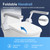 HEINSY Toilet Safety Rail, Heavy Duty Foldable Toilet Handrail, Aluminum Alloy Support Up to 480LBS Perfect for Elderly Senior Handicap Pregnant