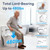 HEINSY Toilet Safety Rail, Heavy Duty Foldable Toilet Handrail, Aluminum Alloy Support Up to 480LBS Perfect for Elderly Senior Handicap Pregnant