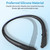 APPINESSEY 2026 Upgraded Bluetooth Headset - Wireless Neckband Bluetooth Headphones with Retractable Earbuds, Extended Battery Life, and Intuitive Controls for Sports, Office, and Travel (Black)