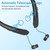 APPINESSEY 2026 Upgraded Bluetooth Headset - Wireless Neckband Bluetooth Headphones with Retractable Earbuds, Extended Battery Life, and Intuitive Controls for Sports, Office, and Travel (Black)