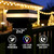 4‑Pack Solar Fence Post Cap Lights, Dual‑Color for 2"x2" & 3"x3" Posts