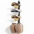 Orapoke Cowboy Hat Rack for Wall, Cowboy Hat Holder Wall Mount Holds up to 4 Hats, Wooden Western Rustic Metal Hat Hanger with Arrow Sign Board, Hat Organizer for Western Hat, Fedora, Sun Hats