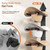 Orapoke Cowboy Hat Rack for Wall, Cowboy Hat Holder Wall Mount Holds up to 4 Hats, Wooden Western Rustic Metal Hat Hanger with Arrow Sign Board, Hat Organizer for Western Hat, Fedora, Sun Hats