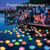 HO2NLE 24PCS Lotus Floating Pond Lights, Color LED LightsWaterproof Battery Powered, Floating Flowers for Pool Weddings Gardens Pond Parties Outdoor Decorations (White, 6", 4")