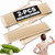 MUSDOOU 2 Pack Egyptian Loofah Back Scrubber for Shower, Natural Luffa Sponge with Handles, Exfoliating Shower Back Scrubber for Women and Men, Long Body Scrubber for Bathing