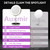 Auxmir 9" 1X/30X Lighted Makeup Mirror, Rechargeable Maginfying Mirror