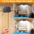 Aqonsie Solar Shed Lights Indoor Outdoor with Pull String, 2000LM Available All Day Solar Pendant Light, High/Low Brightness Switch Solar Lights Indoor, IP65 Waterproof for Gazebo, Shop, Garage