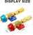 "GJANSH R134A Valve Core Remover Installer, High Low Pressure AC Valve Core Tool Size: 1 Set"