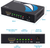 HDMI Splitter 1 in 4 Out Full Ultra HD 1080P 4K/2K 1X4 Port Box Hub with US Adap