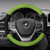 Automotive Seat Covers Green Universal Fit Combo Set with Steering Wheel Cover and Seat Belt Pad fits most Cars, SUVs, and Trucks (Airbag Compatible and Split Bench) FH Group FB030GREEN-COMBO