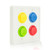 Arcade Light Switch Plate Cover, (White/Red,Blue,Green,Yellow) Double Switch, 2-Gang Standard Size Rocker Wall Plate, Game Room Decorator, Kid Bedroom Wallplate, Faceplate Replacement