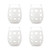 Lifefactory 11oz Stemless Wine Glasses, Silicone Sleeve, 4 Pk, Optic White