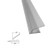 Gordon Glass® Shower Door Clear Polycarbonate Strike Seal with Soft Lip for Framed and Frameless Swinging Shower Doors - 86" Long