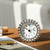 NIKKY HOME Small Table Clock Silent Battery Operated 3 Inch for Living Room
