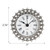 NIKKY HOME Small Table Clock Silent Battery Operated 3 Inch for Living Room