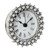 NIKKY HOME Small Table Clock Silent Battery Operated 3 Inch for Living Room