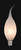 B&P Lamp® 15with 130V, Candelabra Base Flame Tip Silicone Light Bulb, 3" Height