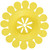 Compac Sink Daisy Scented Kitchen Sink Strainer infuses & Freshens Your Sink, Must Have Kitchen Sink Accessories, Sink Drain Strainer - Catcher, Yellow, Lemon Scent, 6 Count, (3 Packs of 2)